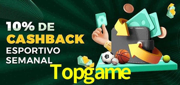 10% de bônus de cashback na Topgame